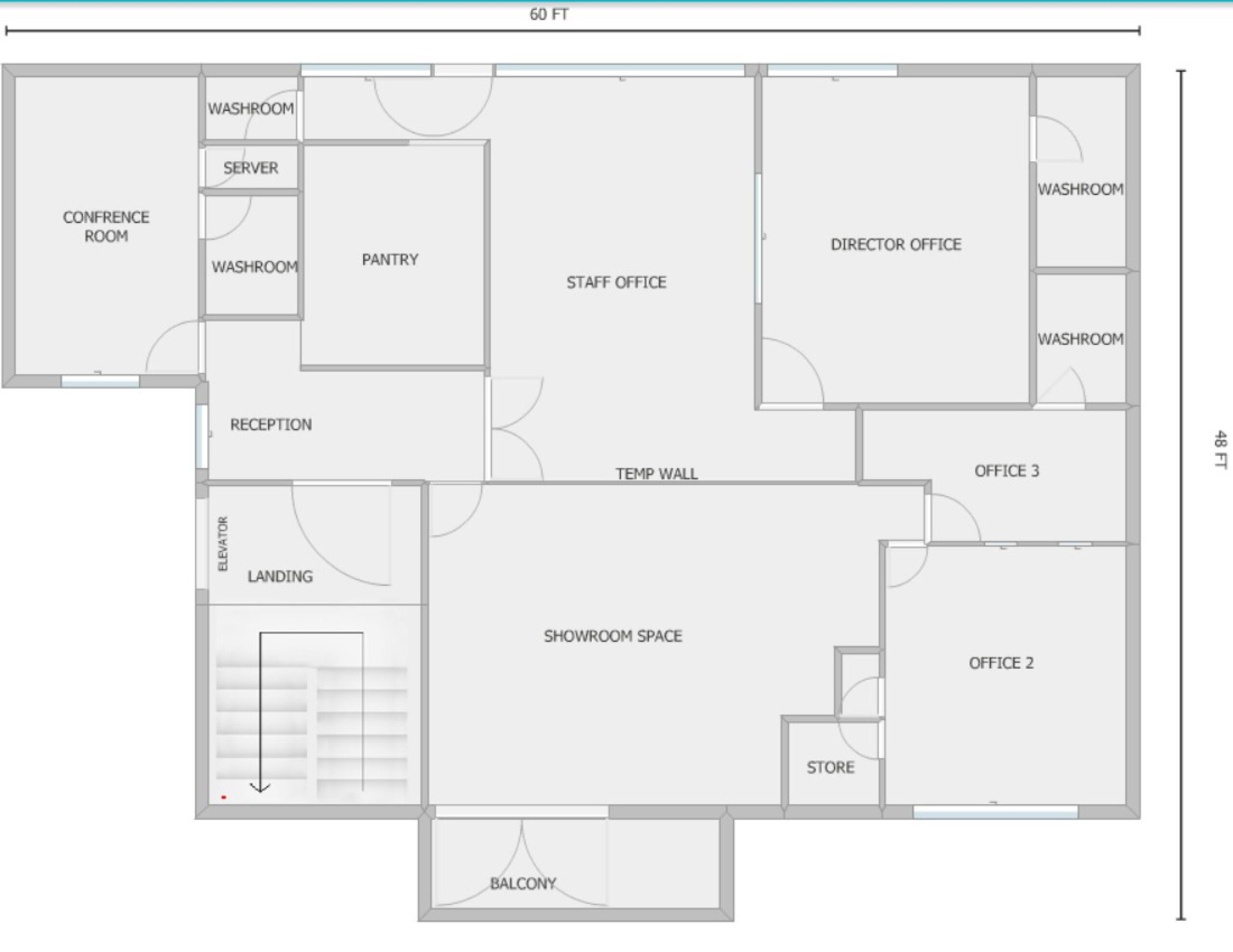 Defence Colony Office Space Layout