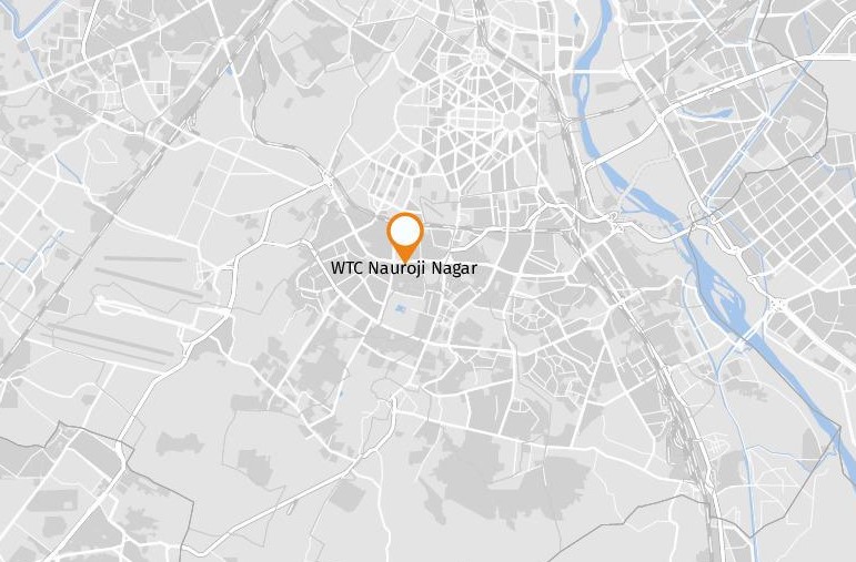WTC Nauroji Nagar, Strategic Location